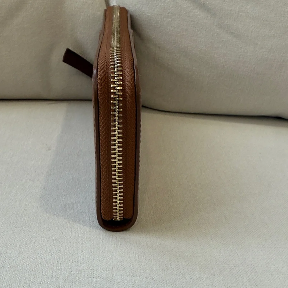 FRAME Les Second Continental Wallet- Tobacco
